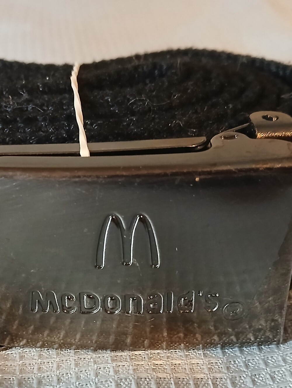 Mcdonalds Employee Uniform Black Belt 52"